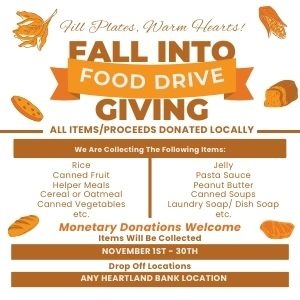 We would love your help in providing meals to families in need: November 1st - 30th!